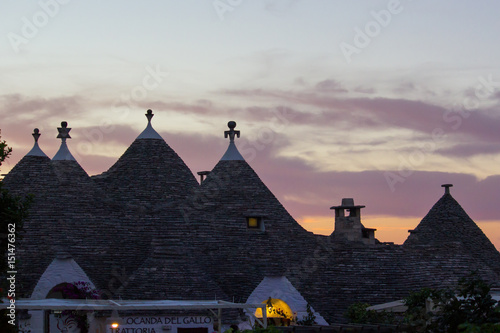 Trulli al tramonto