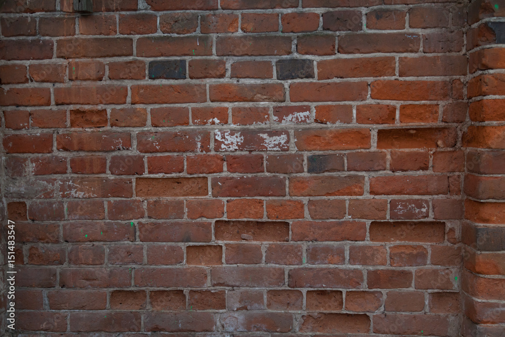 Obraz premium the old brick wall texture background stone