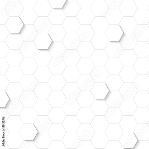 Abstract geometric on white background