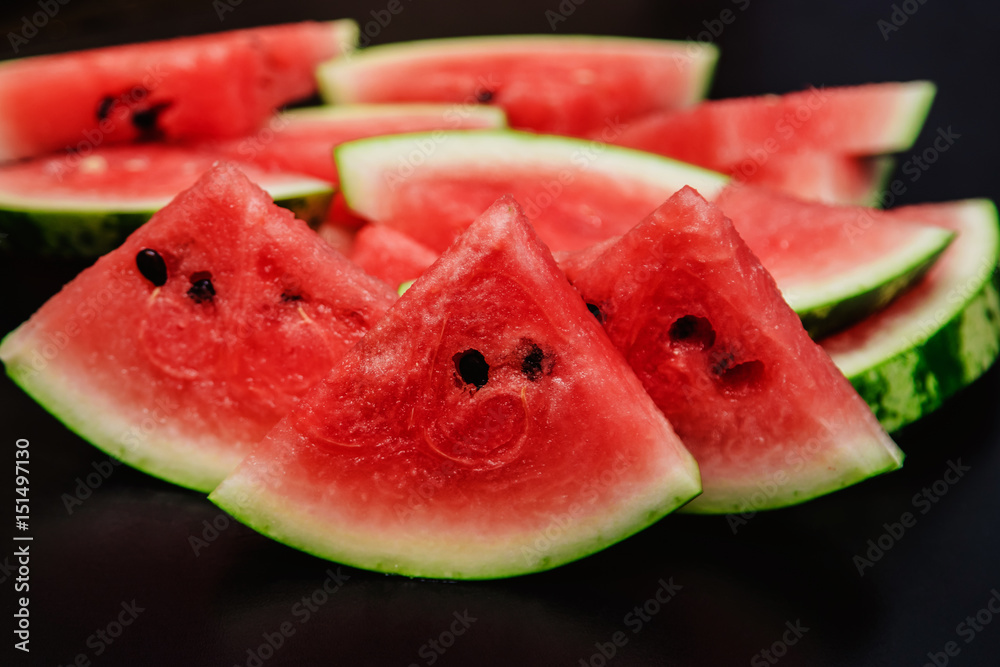 Sliced watermelon. Sliced watermelon.