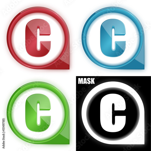 ikona w okręgu ze strzałką i blaskiem zestaw