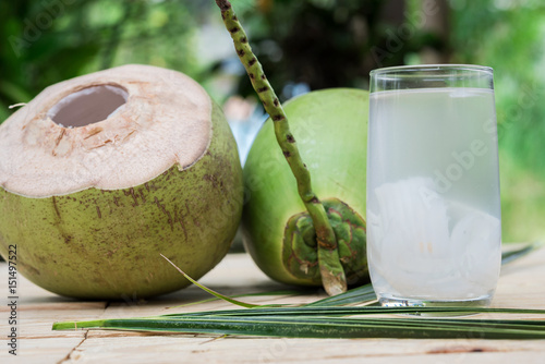 Coconut juice,Drink coconut water