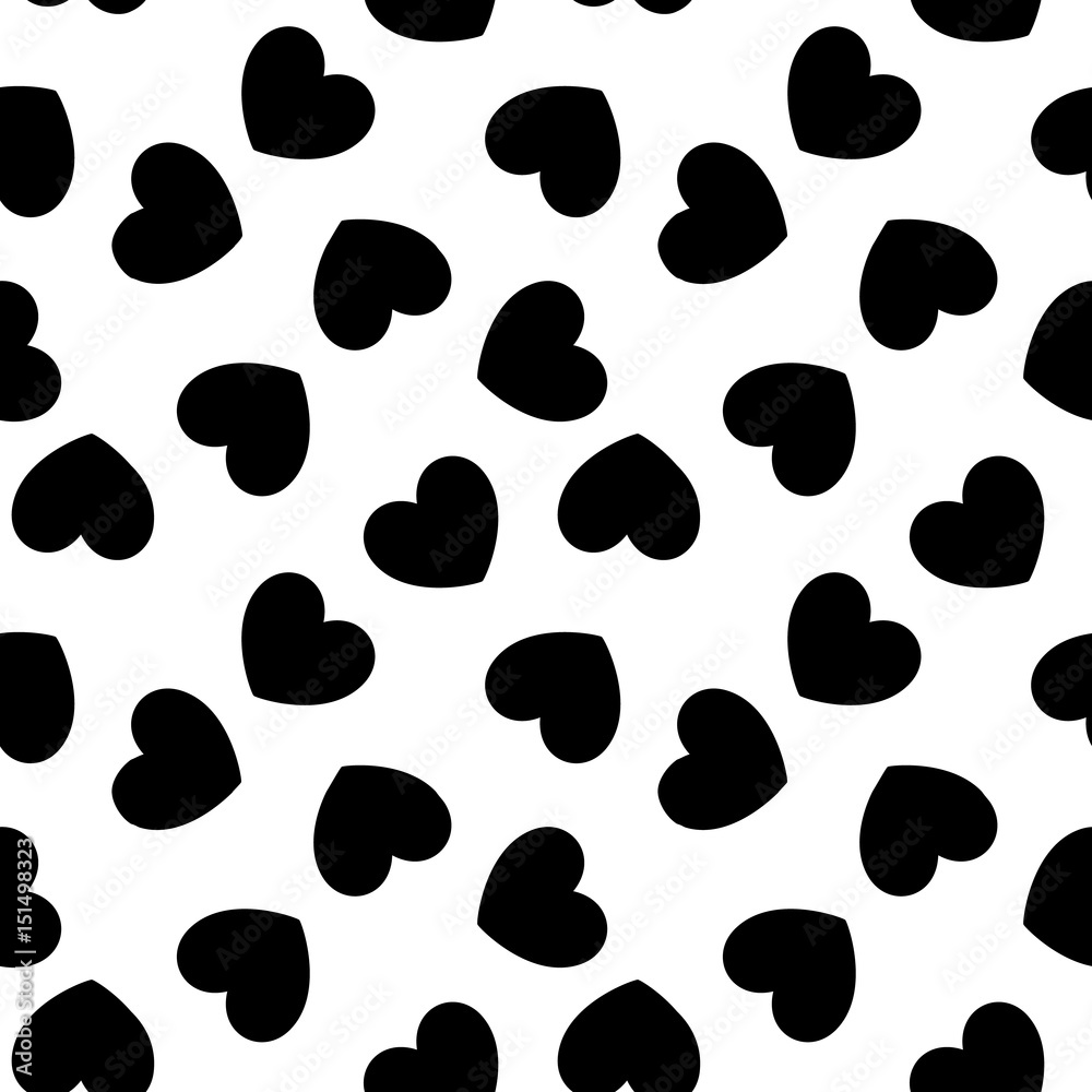 Seamless pattern with hearts Seamless pattern with hearts