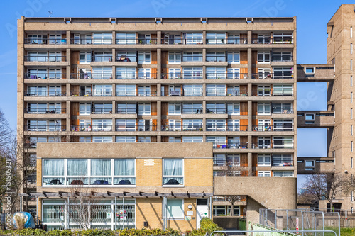 Council housing flats in East London © I-Wei Huang