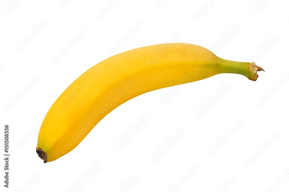 Banana on white Banana on white