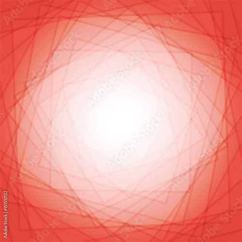 Multi layer of transparent red square for abstract graphic design background concept