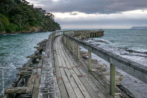 Old and broken wooden jetty © Martin Capek