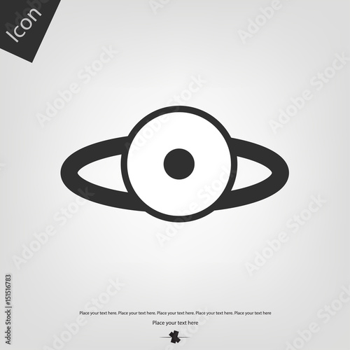 Medical mirror vector icon