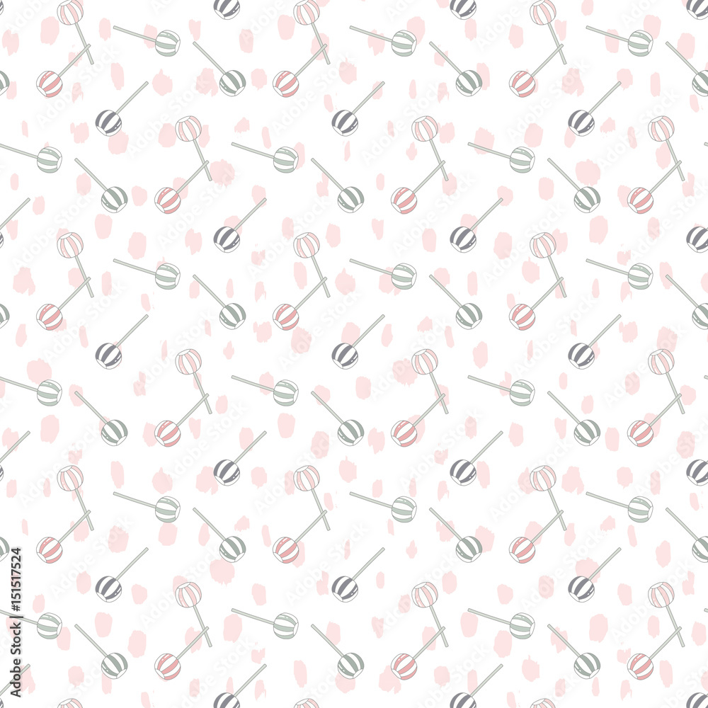 Lollipops illustration hand drawn, candy background Lollipops illustration hand drawn, candy background