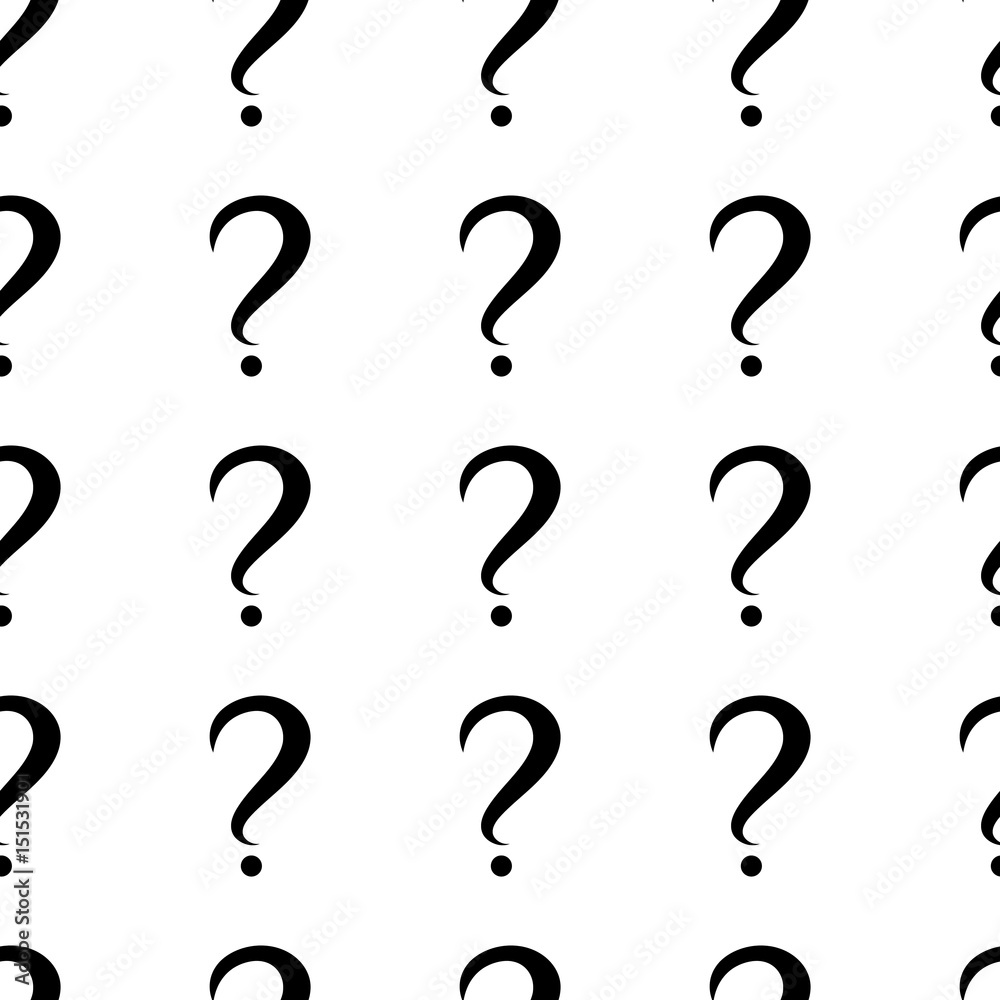 Seamless pattern with question marks. Same sizes. Vector illustration Seamless pattern with question marks. Same sizes. Vector illustration