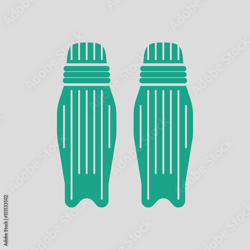 Cricket leg protection icon