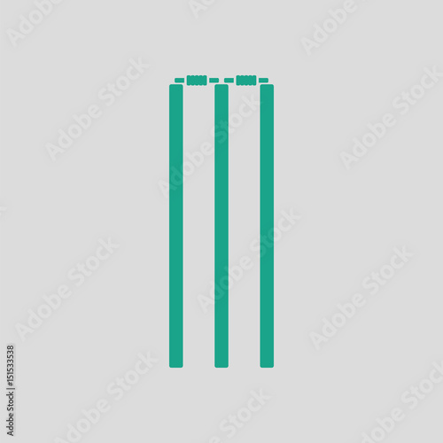 Cricket wicket icon