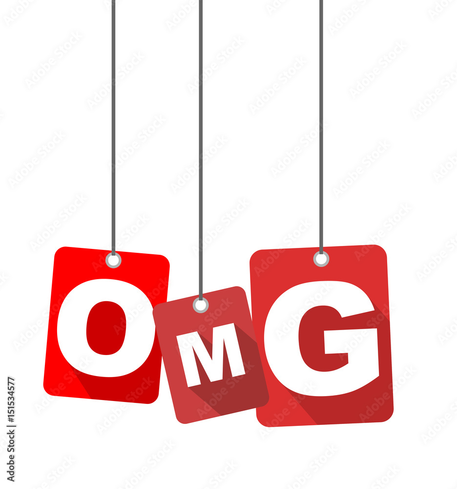 Red vector flat design background omg. It is well adapted for web design. Red vector flat design background omg. It is well adapted for web design.