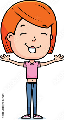 Happy Teen Girl