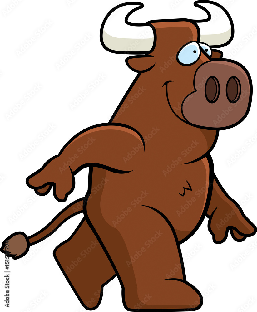 Bull Walking