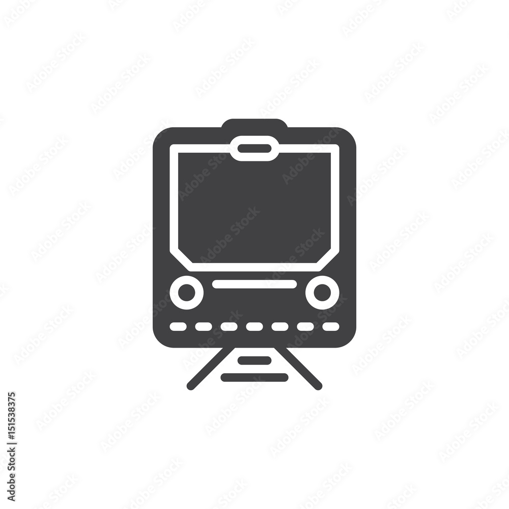 Train icon vector, filled flat sign, solid pictogram isolated on white. Symbol, logo illustration. Pixel perfect Train icon vector, filled flat sign, solid pictogram isolated on white. Symbol, logo illustration. Pixel perfect