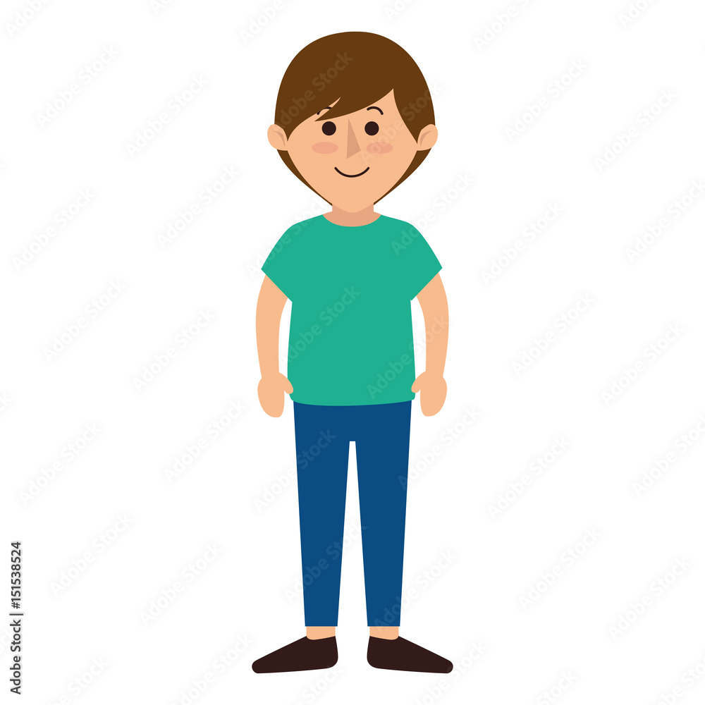 young father avatar character vector illustration design