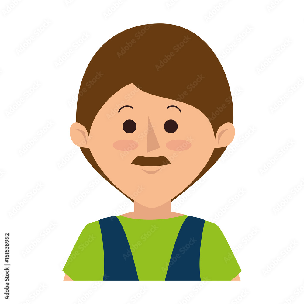 young father avatar character vector illustration design young father avatar character vector illustration design