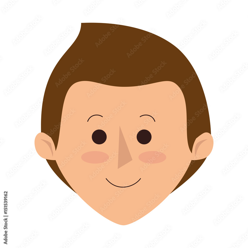 young father avatar character vector illustration design