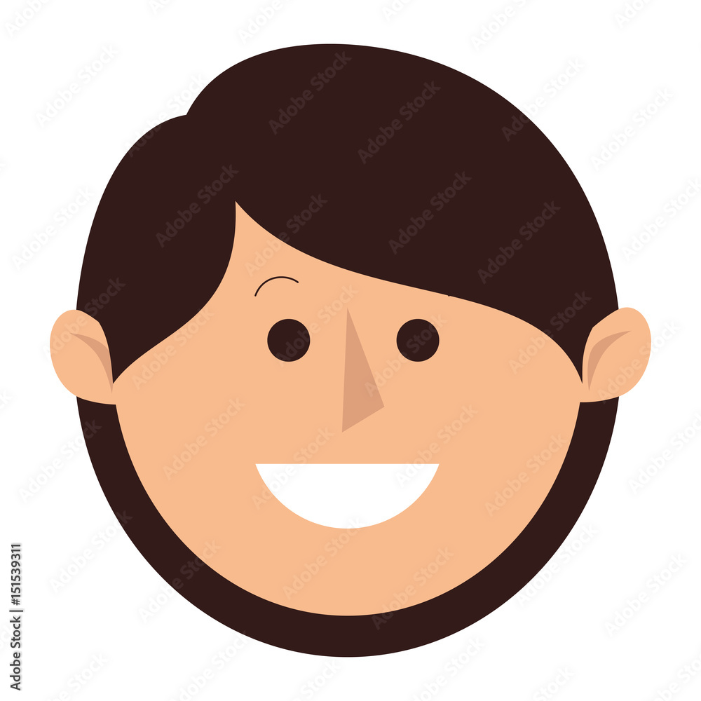 happy little boy character vector illustration design happy little boy character vector illustration design