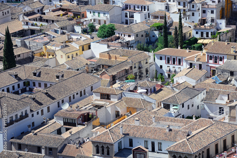 The Albaicin quarter of Granada