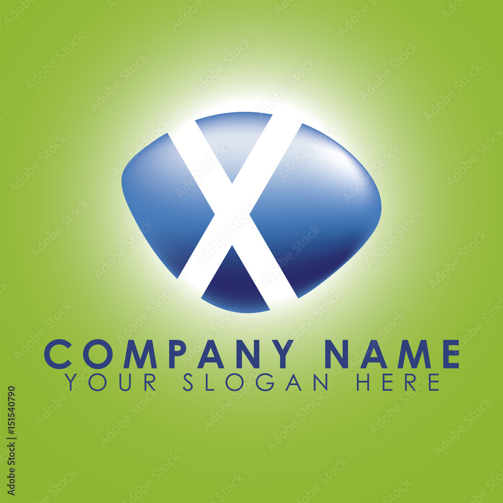 Fototapeta premium Letter X Logo, Creative & Stylish