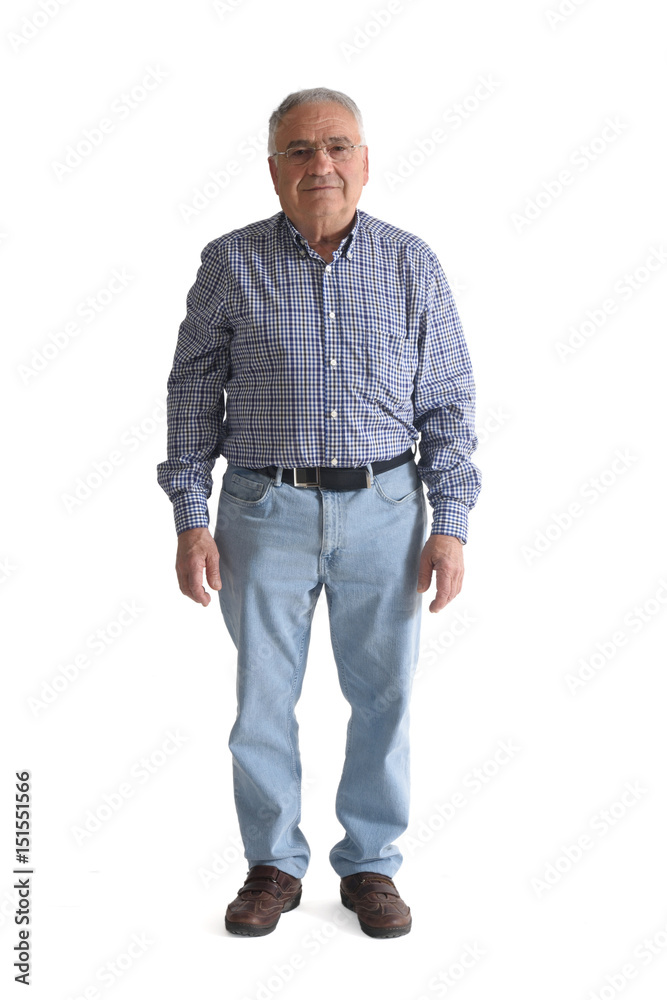 Fototapeta premium Full portrait on a white background