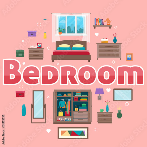 Bedroom with furniture