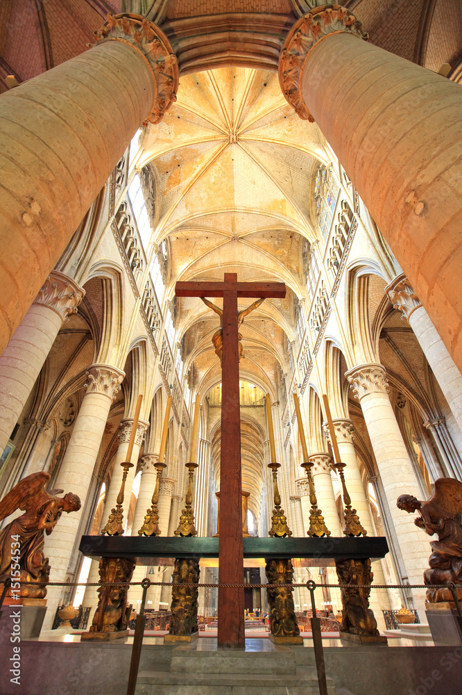 Autel de la cathédrale Notre-Dame de Rouen, Normandie 