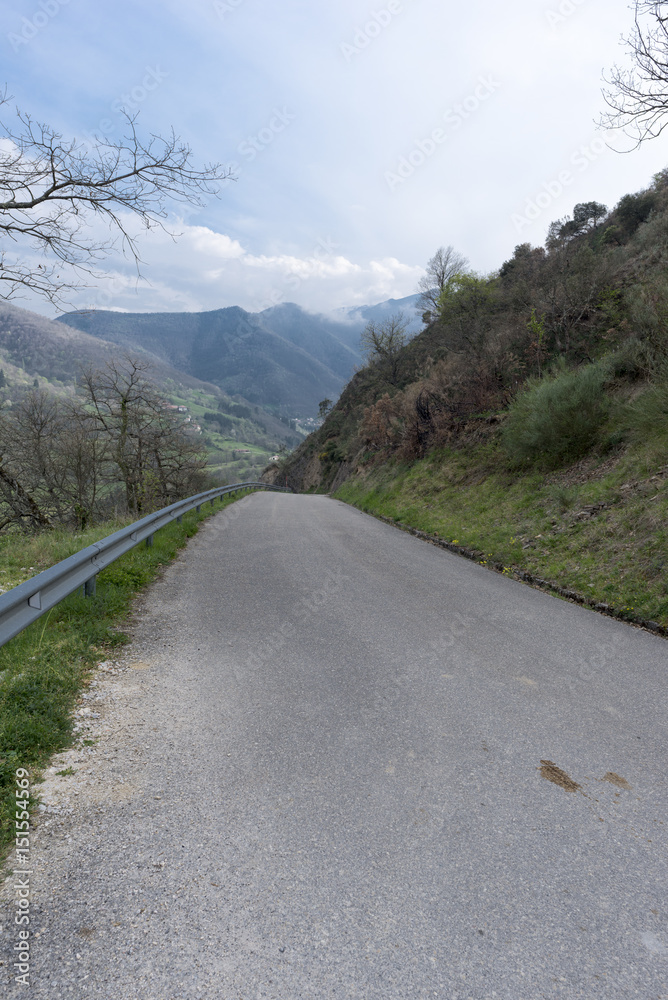 The town of espinama in the peaks of europe