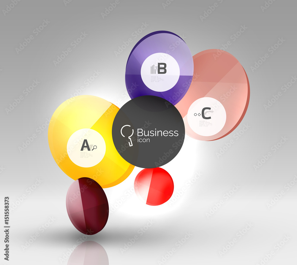 Vector circle infographics Vector circle infographics