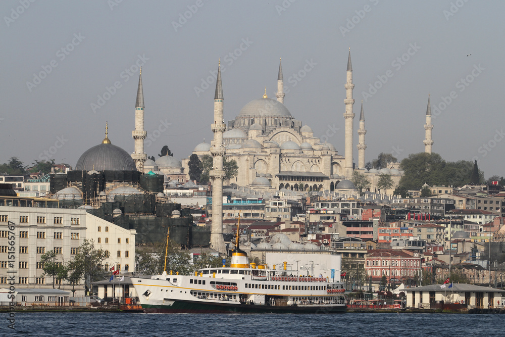Obraz premium Suleymaniye Mosque in Istanbul City