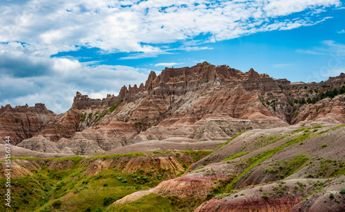 Scenic Landscape in Badlands National Park