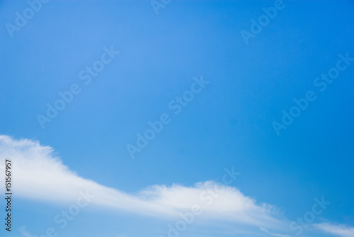 blue sky with cloud