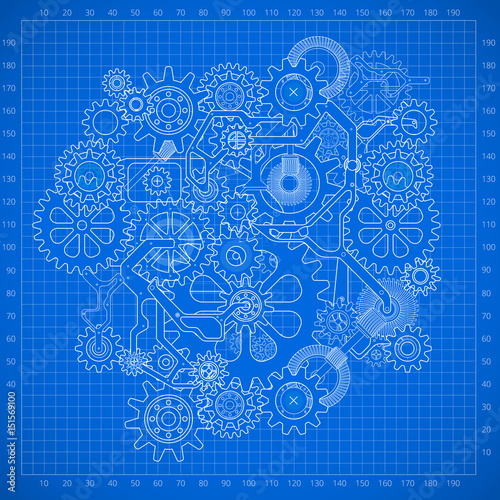 Clockworks gear background