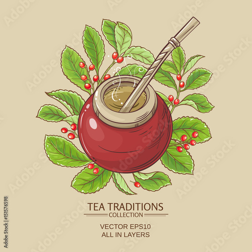 mate tea in calabash