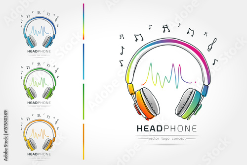  stylized image of Headphone