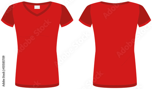 t-shirt red rouge vector customizable