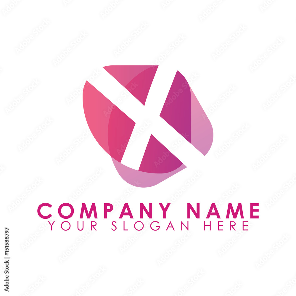 Letter X Logo, Creative & Stylish