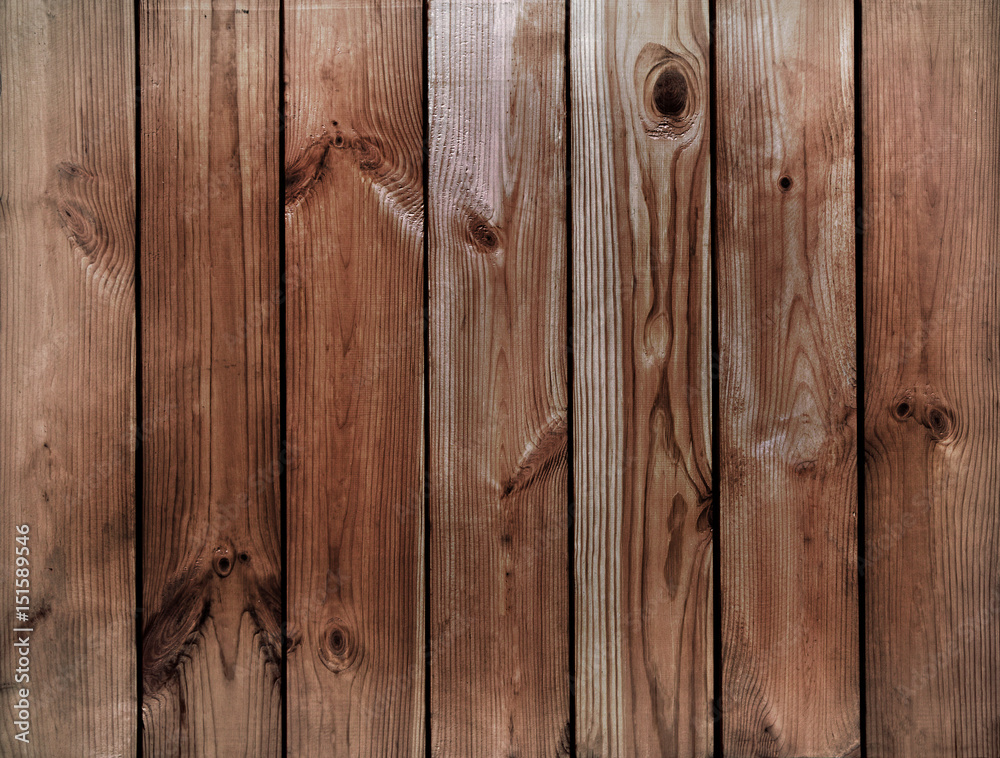 Fototapeta premium natural brown vertical old wood texture background