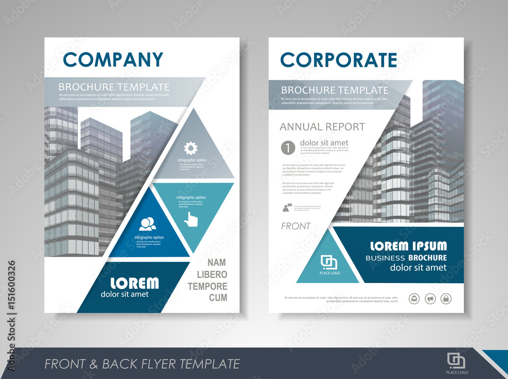 Naklejka premium Presentation flyer