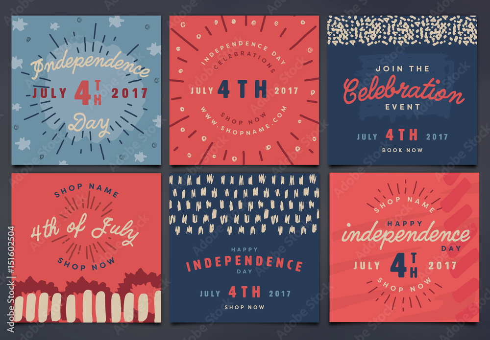 performance of social media posts on 4th of july