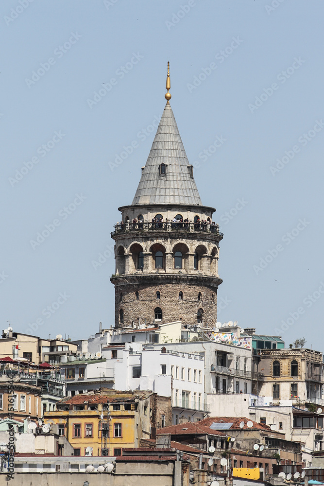 Galat Tower in Istanbul City