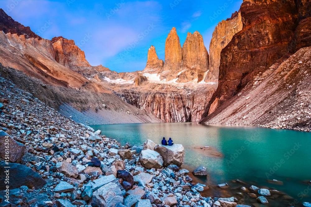 Naklejka premium Park Narodowy Torres del Paine, Patagonia, Chile