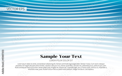 Abstract Blue Wave Design Elements. Vector Illustration. Abstract Modern Background