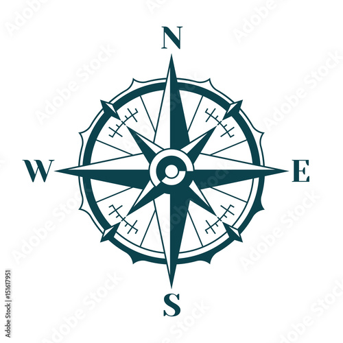 Wind rose compass
