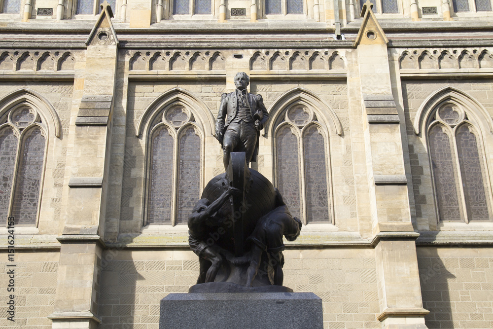 Bronze statue of Captain Matthew