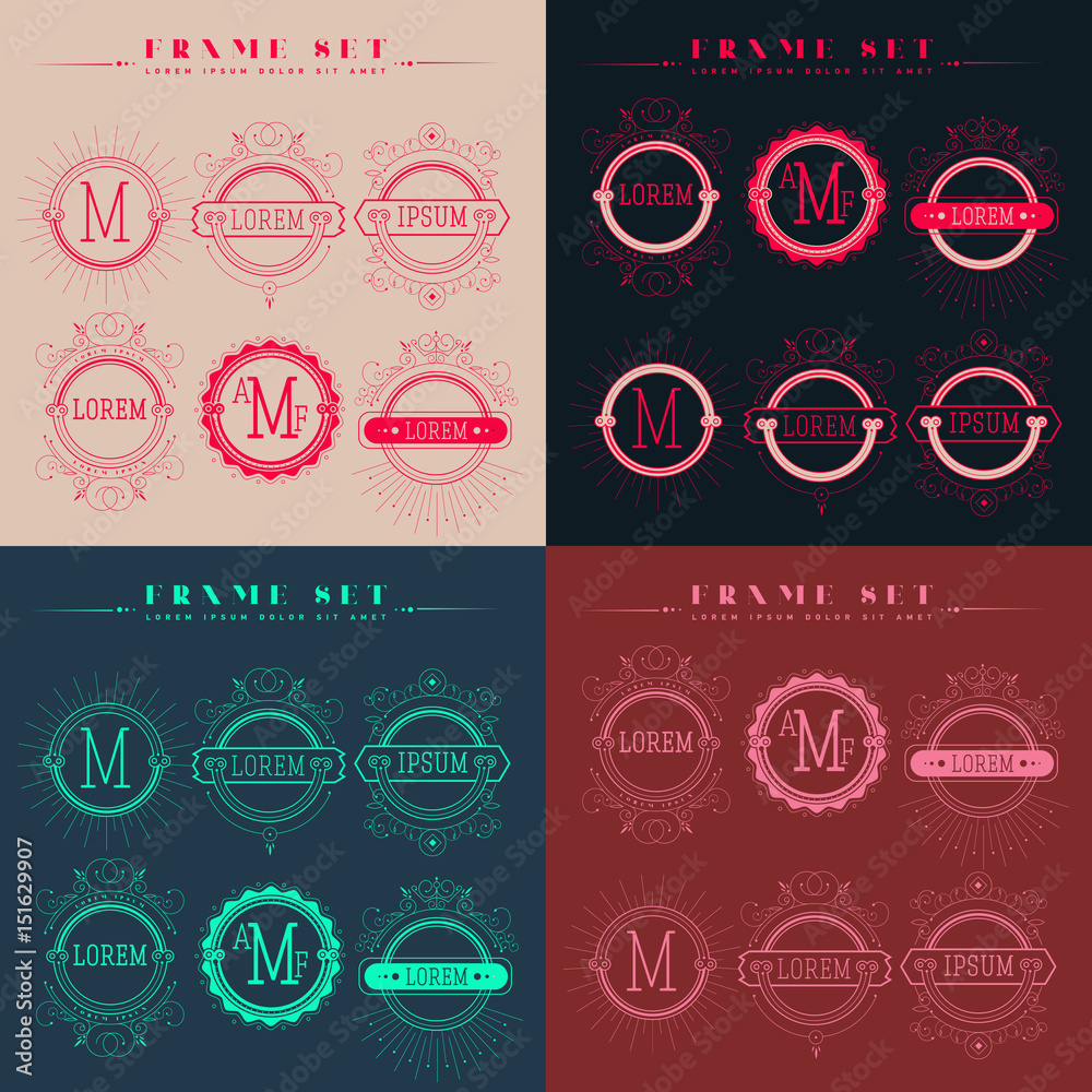 Luxury, classic, art deco, linear, minimal