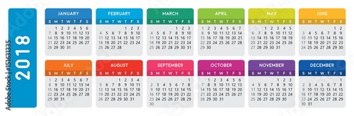 Calendar 2018