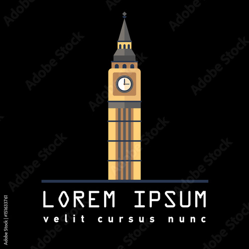 Symbol of London tower Big Ben